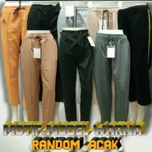 Celana Panjang Wanita Baggy Pants Premium Model Warna Random