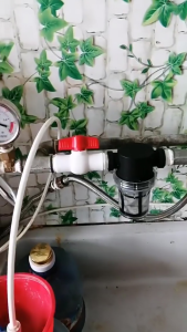Tap Water Pre Purifier – Plastic Pipe Water Inlet Filter with High-Efficiency Filter Screen