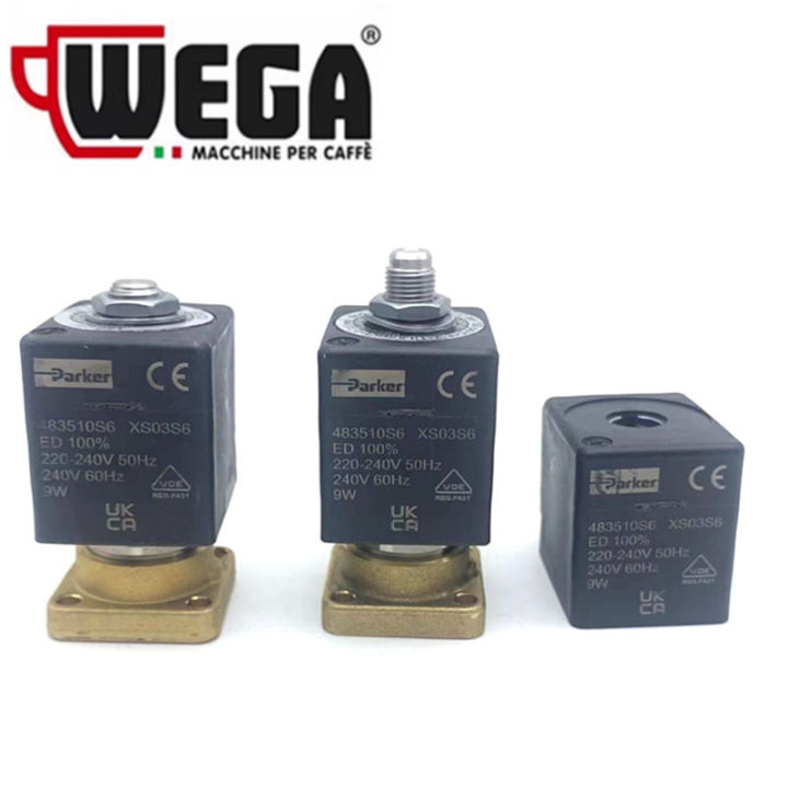 WEGA Coffee Machine Solenoid Valve Boiling Head Solenoid Valve Inlet