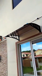 Awning Roof Outdoor Aluminium Awning Rumah Heavy Duty Sunshield Awning Balcony Window Sun Shade