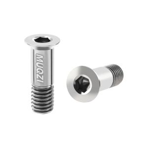 2Pcs M5 Screws Rear Derailleur Pulley MTB Road Bike Jockey Wheel Titanium Alloy Bolts Tension Wheel Screw Bicycle Accessories