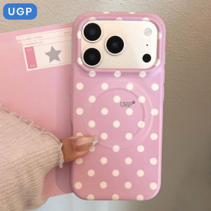 UGP | Magnetic Minimalist Dots High-end Stylish Frosted Shockproof Womens Case for iPhone