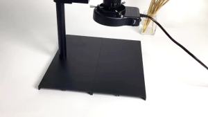 YIZHAN 130X 150X 180X 215X C-Mount Zoom Lens Adjustable Optical Lens 40/50mm Installation Diameter Microscope Magnification Tool