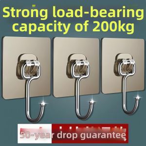 BAPNP | Heavy-duty No-drill Transparent Luxury Wall Hooks