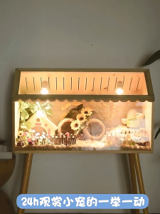 Rutin Chicken Cage Rutin Chicken House Ruding Chicken Rutin Chicken Feeding Box Solid Wood Full Set of Hamster Special Feeding Cage Breeding Box Wooden Box with Legs House of Luding Chicken