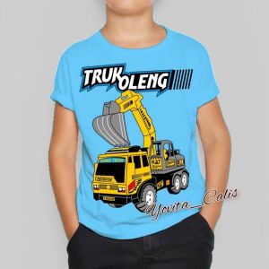 KAOS ANAK LAKI-LAKI TRUK OLENG USIA 1-10 TAHUN // BAJU ANAK COWOK
