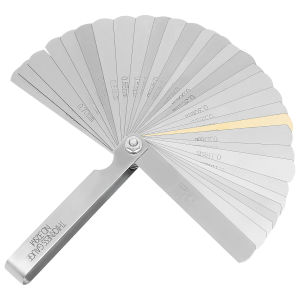 1/2Pcs Offset Feeler Gauge Stainless Steel Offset Valve Feeler Gauge Clear Scale Gap Measuring Tool Easy to Read for Measuring