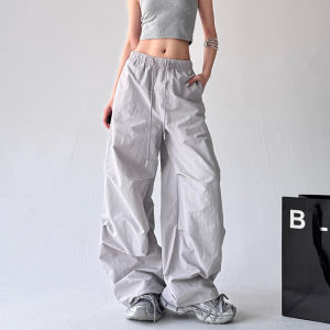 MUYUZI | High For Tall Quick-Dry Wide-Leg Tapered Casual Work Pants