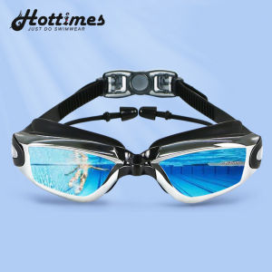 Swimming Goggles for Adults with Earplugs | HD Anti-Fog Speedo Silicone Set | Waterproof Swimming Gear
