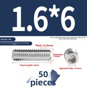 BAIRUITE | Flat Point 12.9 Grade Stainless Steel Screws