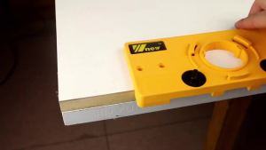 Concealed 35MM Cup Style Hinge Jig Boring Hole Drill Guide + Forstner Bit Wood Cutter Carpenter Woodworking DIY Tools