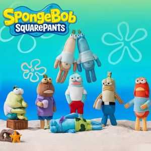 Kawaii SpongeBob Merchandise Residents of Beechburg Ugly Cute Ugly Fish Plush Blind BKeychain Decoration Cute Funny Gifts