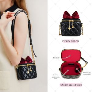TOUTOU | Cute Bow & Quilted Chain Box Bag