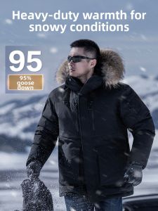 Dragon Tooth | Windproof Thickened Winter Jacket With Large Fur Collar Men