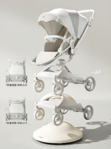 NIUBEIER | Xe Đẩy Trẻ Em Đa Năng Lật Ngược Nhẹ Có Thể Gập