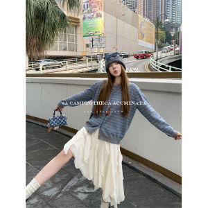 White Asymmetrical A-Line High Waist Skirt Womens Autumn Winter Half-length Dresses with Lace Hemline Comfortable Casual Skirts