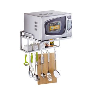 BOJIAJIAJU | Space Aluminum Microwave Oven Stand 2-tier