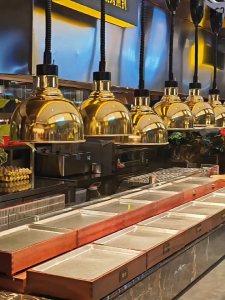 JD JINDIN Commercial Heat Lamp Retractable food warming lamp Buffet Food Warmer Heat Lamps