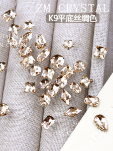 K9 New Super Shiny Flat Bottom Silk Color Nail Drills Lightweight Fake Nails Artificial Nails for Any Skin Type Nail Art Decorations