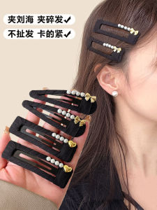 Womens Hair Accessories Side Clips Fringe BB Clips Back of Head Hair Decorations Alloy Silver Gold Fresh out Korean Style