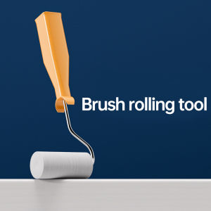 Roller Brush Glass Frosting Paint Metallic Paint Home Moisture Resistant Construction Easy Shading Fast Drying Translucent