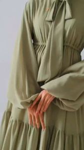 Durpadi Dress: Viral, Kondangan, Gamis Putih & Hitam, Syari, Murah