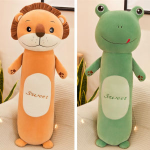 QIAOSHANG | Cute Rabbit-shaped Plush Doll for Girls Long Pillow