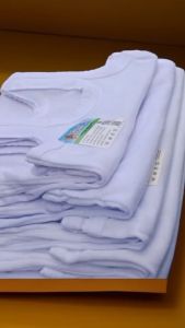 6 Pcs Singlet Anak Warna Putih Usia 0-12 Tahun / Kaos Dalam Anak Polos Putih