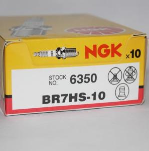 NGK Spark Plug BR7HS-10 Applicable to Two-Punch Suspension Engine on Boat Motorboat Speedboat Outboard Motor B7HS-10 Br7hs