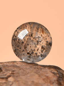 Natural Black Strawberry Stem Ultra Crystal Handmade Beaded Bracelet Necklace Jewelry Accessories Single Piece Crystal Beads