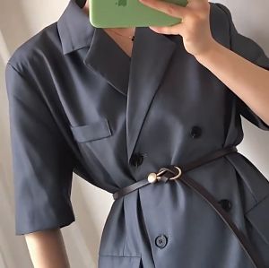 Ikat Ban Tali Pinggang 7051 Fashion Wanita Gasper Tali Sabuk Kecil Belt Wanita Lilit Dress Ikat Pinggang Simple BRG