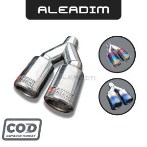 Knalpot Mobil Racing 5 ZIGEN 2 Cabang