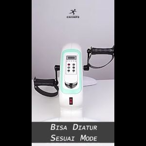 CHAMPS Mini Exercise Electric Bike - Sepeda Statis Untuk Terapi Elektrik Sepeda Listrik Terbaru
