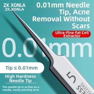 XIAOTIANLAI | Acne Pimple Pin Extractor Precision Blackhead Removal Tweezers