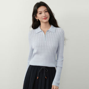 SEIFINI | Silk-like Cotton Lacy Zipper Hollow Flower Thin Knitted Cardigan