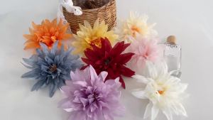 MENGHAO | 5/10Pcs Artificial Flowers Heads 11CM Fake Flowers for Home Decor Party Supplies Wedding Marriage Decoration DIY Gifts Accessory