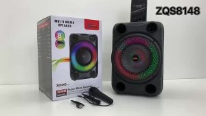 Loa Bluetooth ZQS-8148 – Loa nghe nhạc hay bass mạnh đèn LED rực rỡ phù hợp mọi không gian