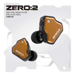Tai Nghe Có Dây Crinacle Zero 2 7Hz Được Cập Nhật Trình Điều Khiển Động 10 Mm IEM Dành Cho Nhạc Sĩ Tai Nghe Chơi Game Có Cáp OFC