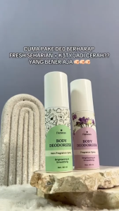 Fameux Body Deodorizer Whitening & Smooting Non Fragrance 60ml (HIJAU)