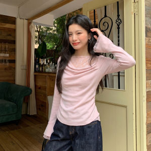Mixd | Áo Knit Kết Hợp Ren Tím