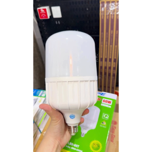(MPE) Đèn Led Bulb 60W Ánh sáng trắng 6500K Nhựa PC cao cấp Chống cháy Chống lão hoá LBD-60T