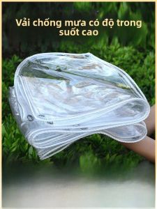 Vải Chống Nắng Dày Trong Suốt Chống Mưa Cho Ban Công Vải Chống Nước PVC Dày Chống Gió Chống Mưa Vải PVC Chống Nước