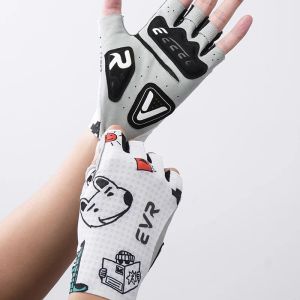 evr | Găng Tay Đạp Xe Không Ngón Thoáng Khí Chống Sốc