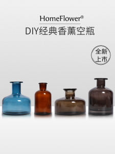 Homeflower No-flame น้ํามันหอมระเหยแก้วขวดน้ําหอม Sub-ขวดห้องน้ําตกแต่งห้องน้ําเครื่องจ่ายน้ําหอม