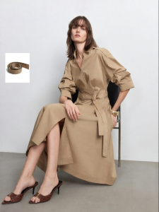 Vero Moda | Summer New Waistband V-Neck Puff Sleeve A-Line Dress