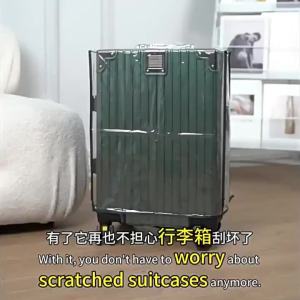 New Full Transparent Luggage Protector Cover Waterproof Dustproof Durable Suitcase Cover Protector Travel Accessories PVC Case
