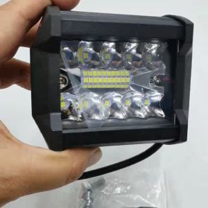Lampu 60W LED Kerja, Sorot Off-Road & Lampu Bar Kombinasi Kabut untuk SUV, ATV, UTV