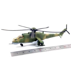 Mi-24 Female Deer Assault Helicopter 1/144 Half Finished Model Plane War of the Sky House Đồ Chơi Hộp Sọ Cổ Điển Trung Quốc