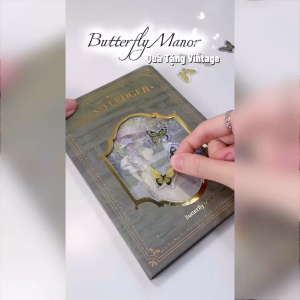 Bộ Quà Tặng Sổ Tay Butterfly Manor Cổ Điển - Vintage Sang Trọng