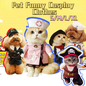 Pet Cute Cosplay Colthes Cat Dog Funny Dress Up Clothes